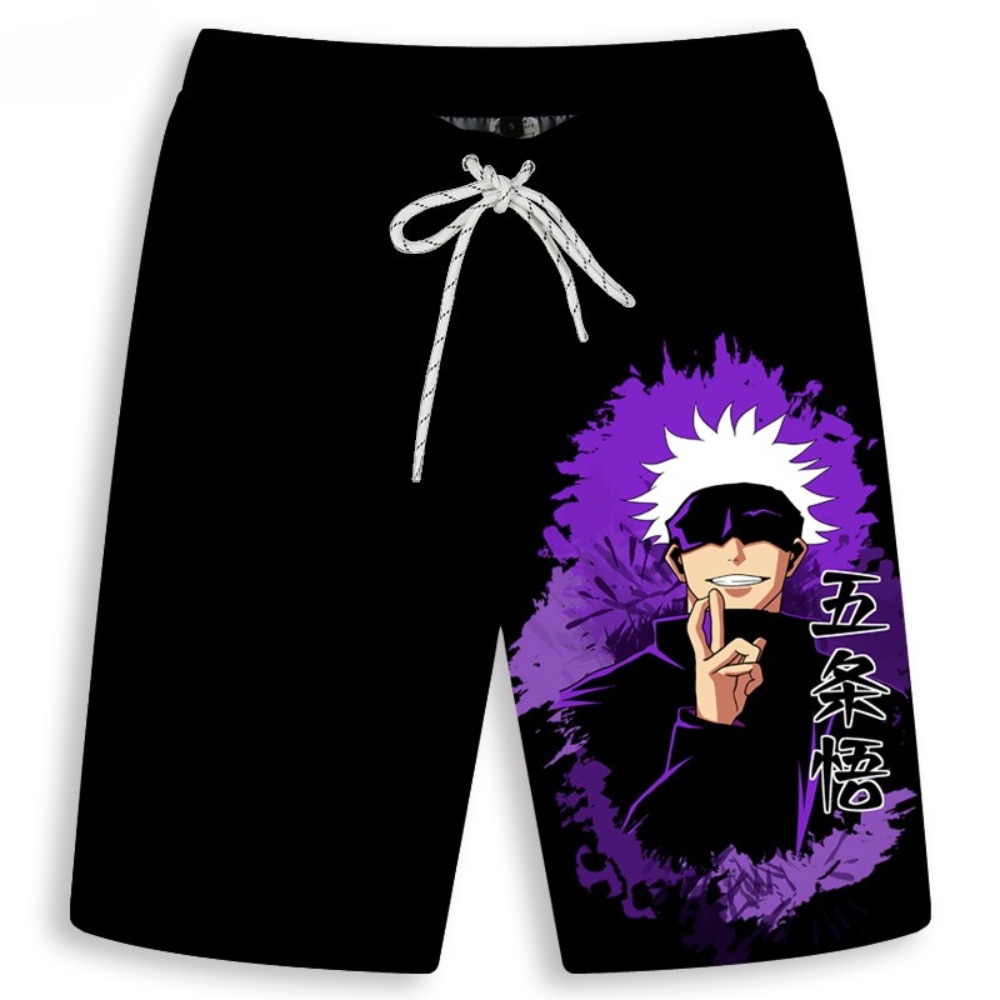 Anime Merchandise Store In Japan - Men's Gojo Satoru Printed Shorts Man