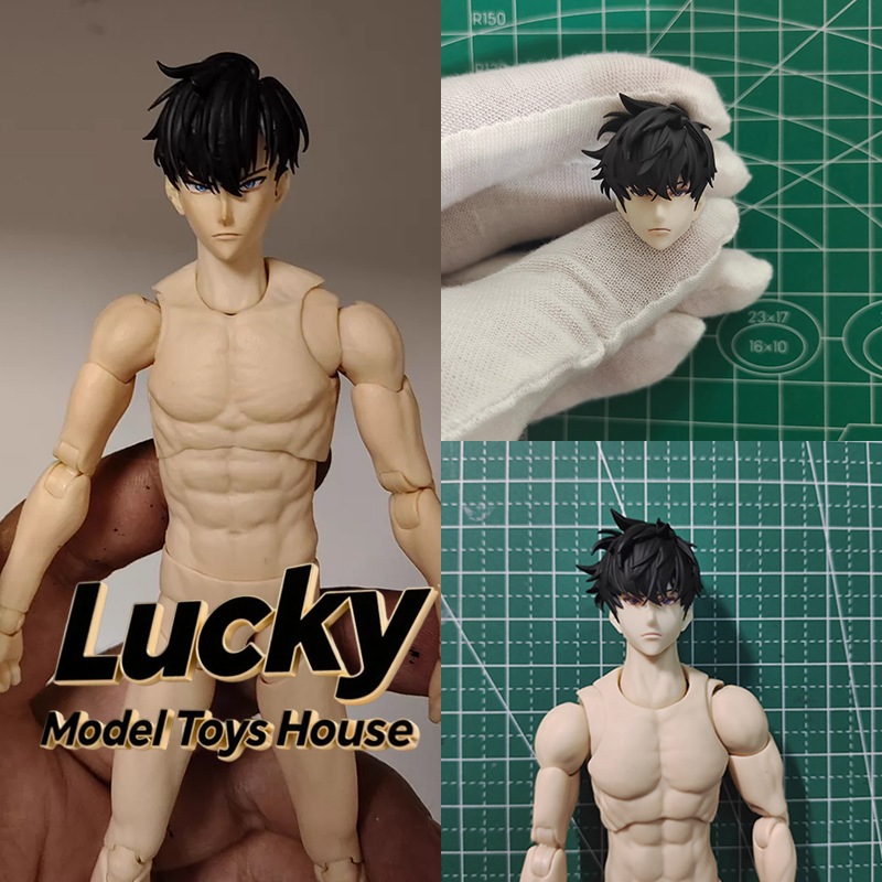 Anime Merchandise Solo Leveling - 1/12 Sung Jinwoo Man Figure Painted