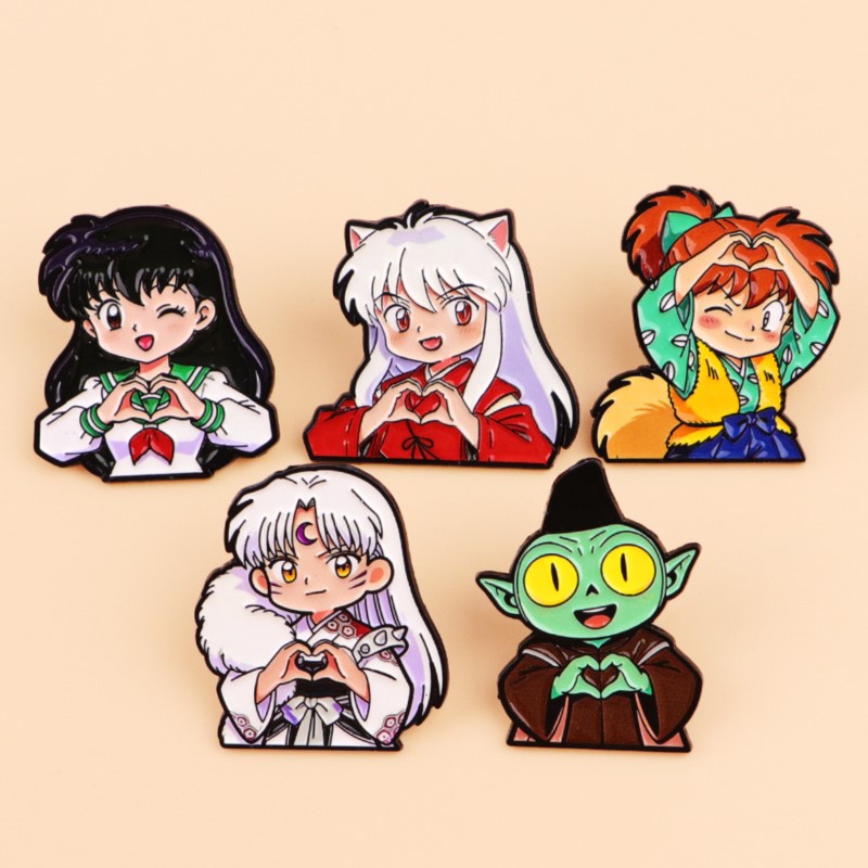 Cute Wolf Ear Fantasy Characte - Enamel Pin Set review and price