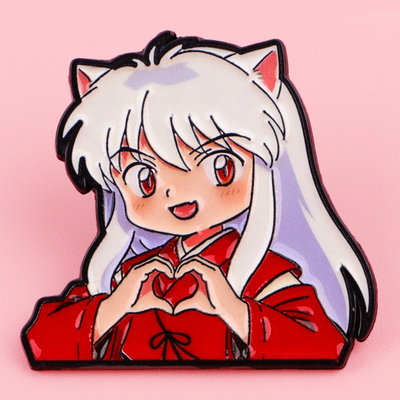 Cute Wolf Ear Fantasy Characte - Enamel Pin Set review and price