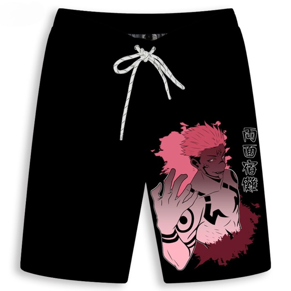 Men's Gojo Satoru Printed Shor - Anime Merchandise Store In Japan review and price