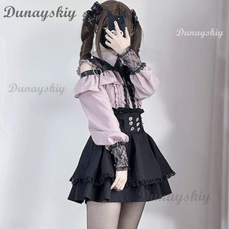Jirai Kei Lolita Outfit Girls  - Anime Merchandise For Girls review and price