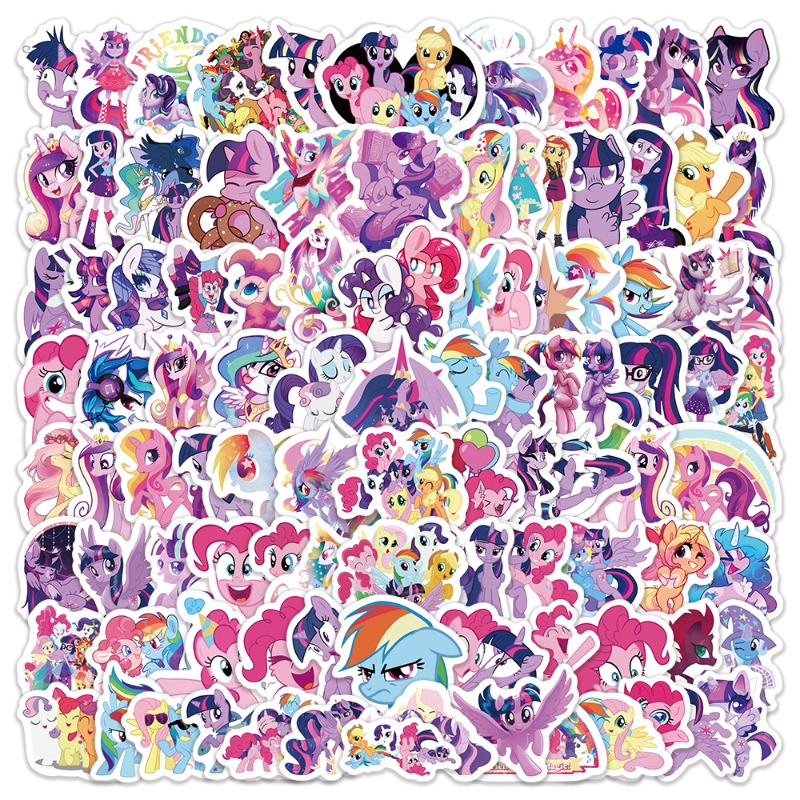 100pcs Cartoon My Little Ponys - Free Anime Merchandise review and price