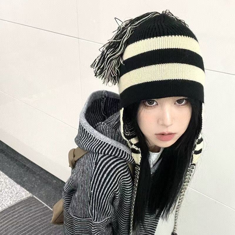 Anime NANA Hat Stripe Tassel E - Nana Anime Merchandise review and price