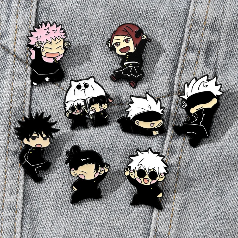 8pcs Anime Itadori Yuji Enamel - Enamel Pin Set review and price