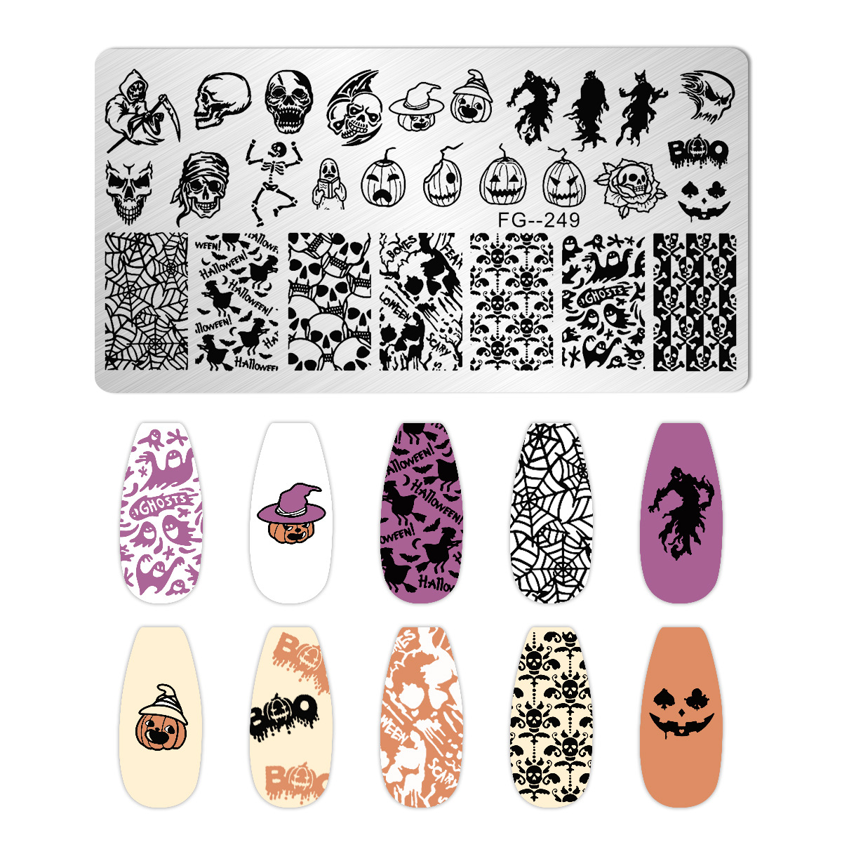 Cartoon Halloween Nail Art Sta - Anime Merchandise Nepal review and price